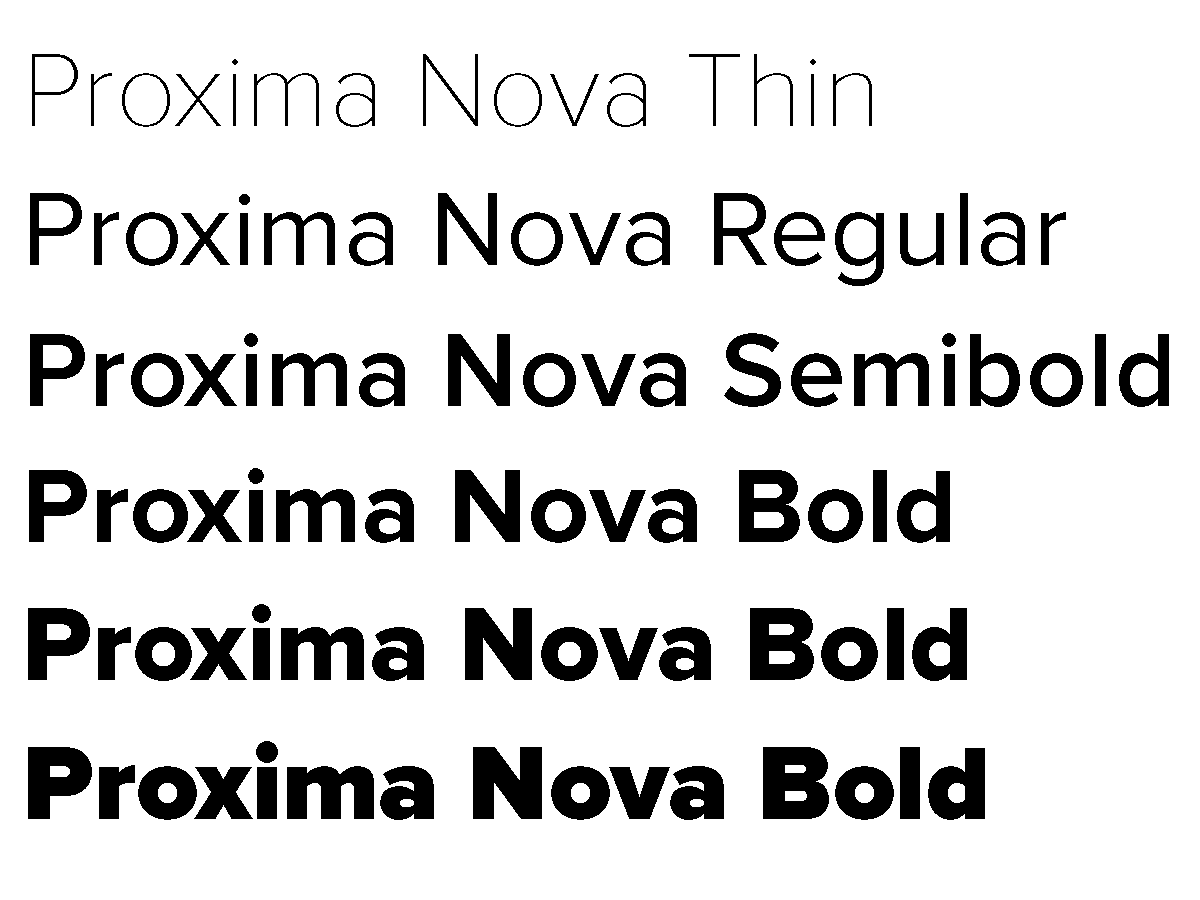 Proxima Nova Font